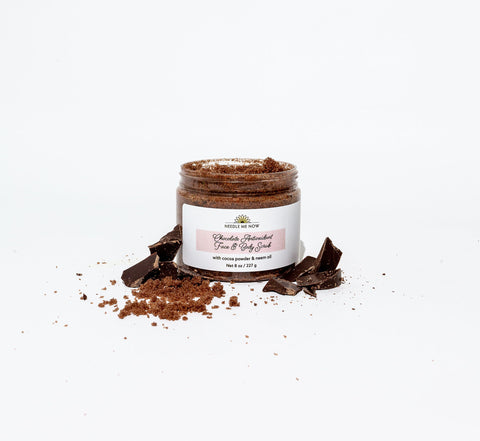 Chocolate Antioxidant Face & Body Scrub with Neem Oil