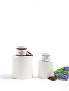 Chocolate Antioxidant Lip Scrub & Lovely Lavender Lip Mask